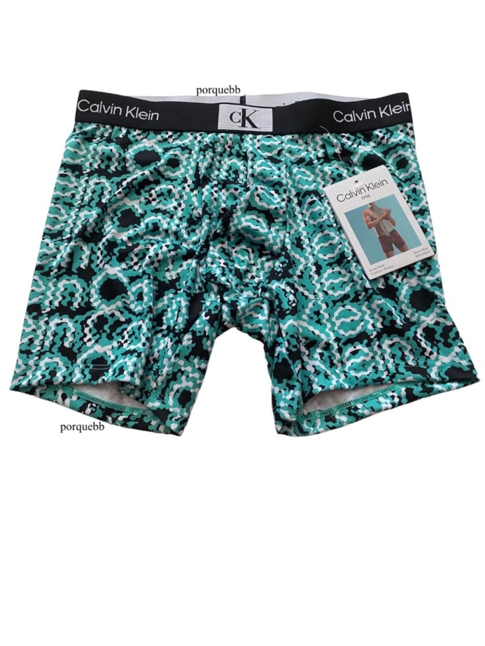 Calvin Klein Boxer Brief Underwear Muticolor Microfiber Logo 1996 NB3407321 XS